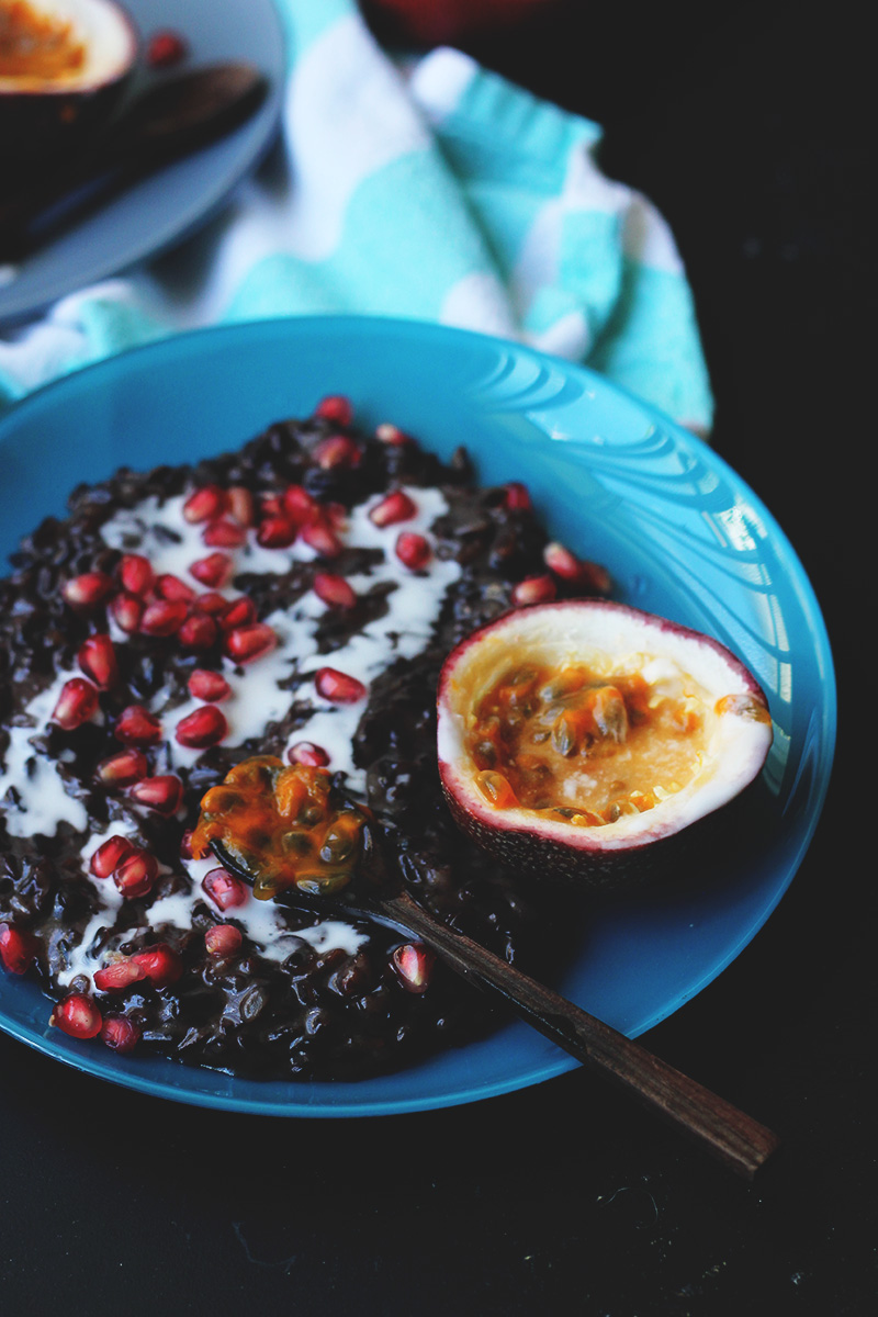 Black-Sticky-Rice-with-Pomegranate-and-Passionfruit
