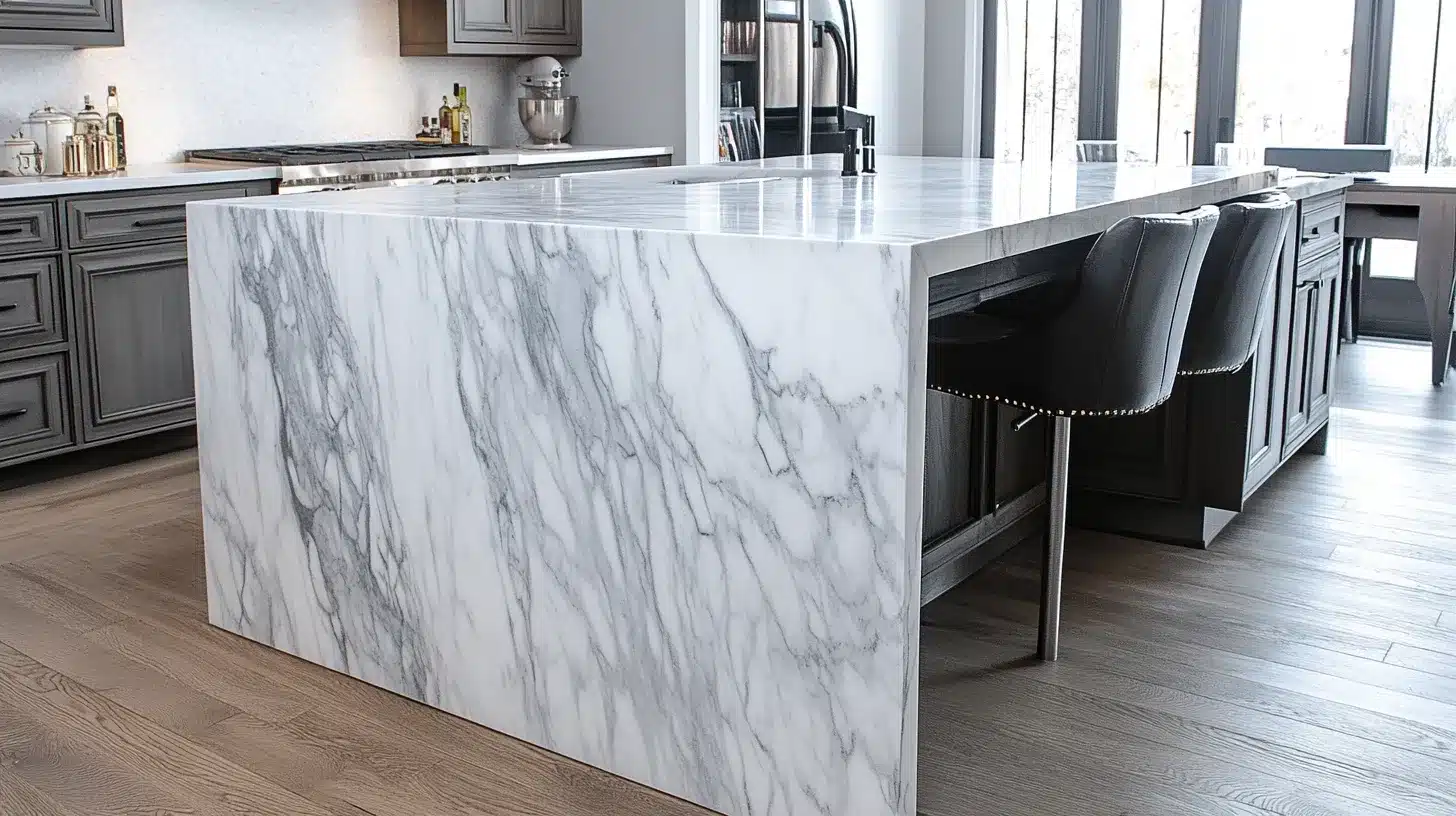 Allover_Marble_Kitchen_Island