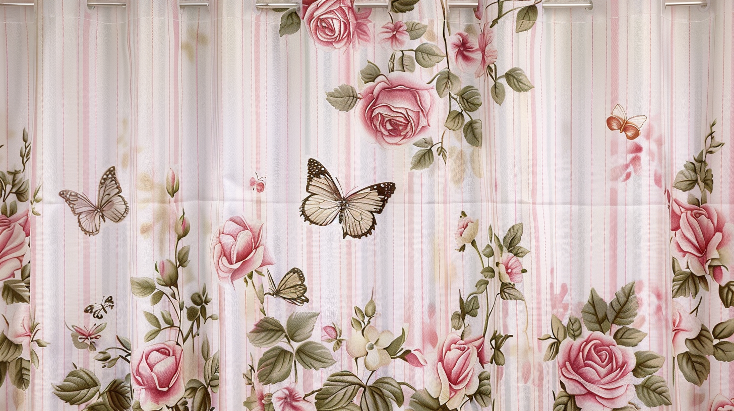 Butterfly_Garden_Embellished_Shower_Curtain