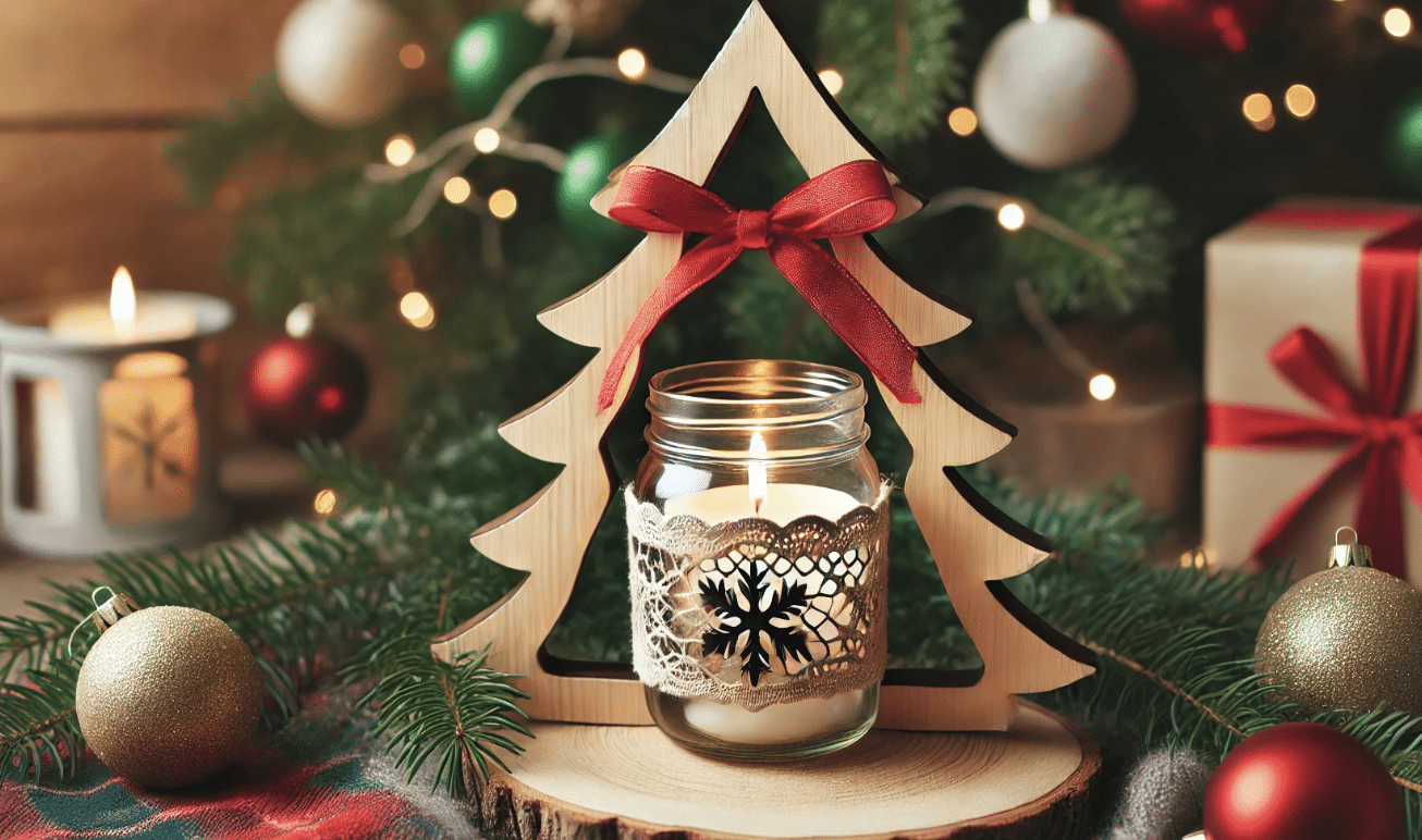 DIY_Wood_Christmas_Tree_Mason_Jar