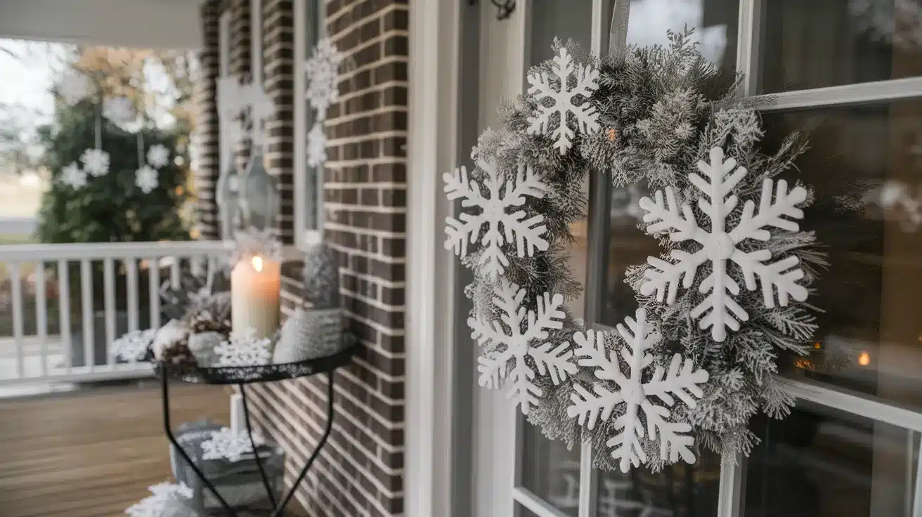 Decorative_Paper_Snowflakes_on_a_Wreath