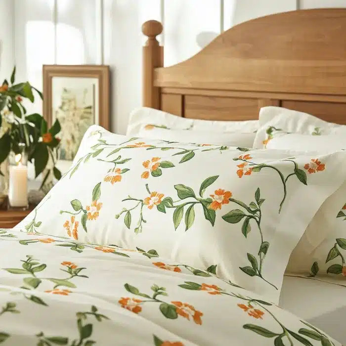 Floral_Empress__Elegant_Botanical_Pillow_Sham