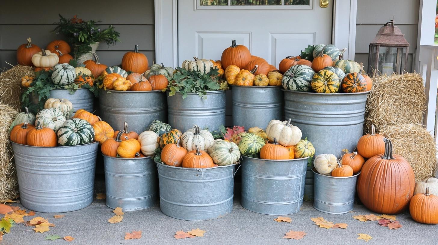 Metal_Tubs_Filled_with_Pumpkins