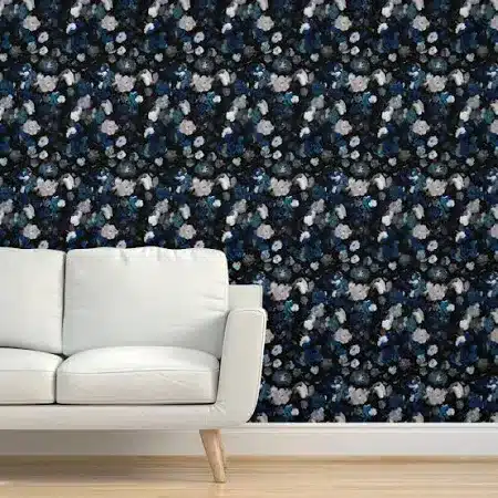 Peel-and-Stick_Removable_Wallpaper_from_Spoonflower_Dark_Floral