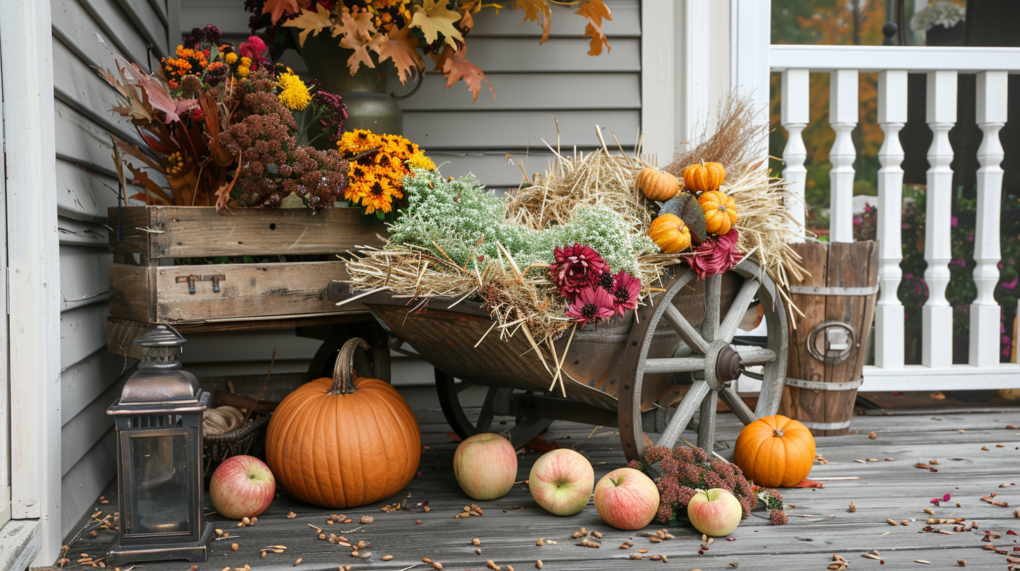 Rustic_Wheelbarrow_Display