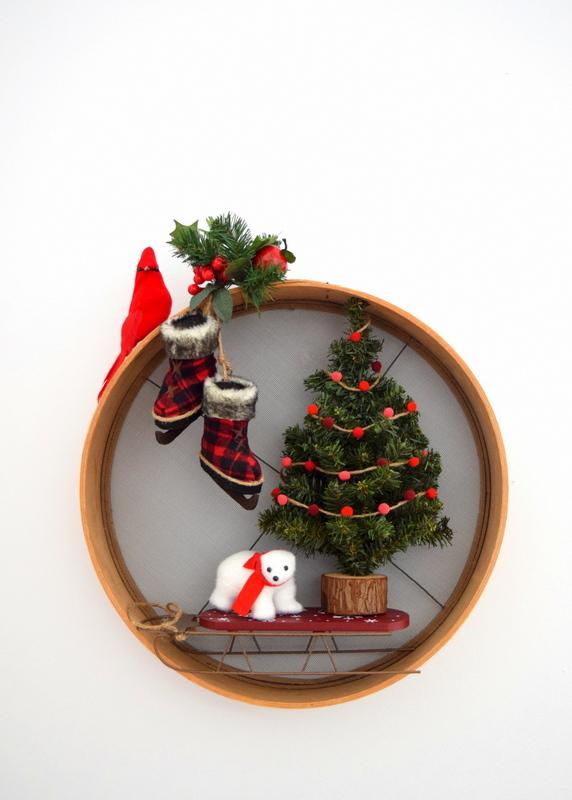 Sieve_Christmas_Wreath