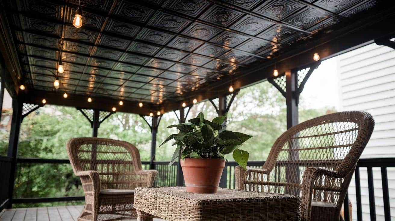 Black_Ceiling_with_Faux_Tin_Tiles