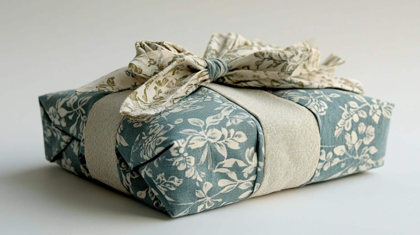 No-Sew_Reusable_Fabric_Gift_Wrap