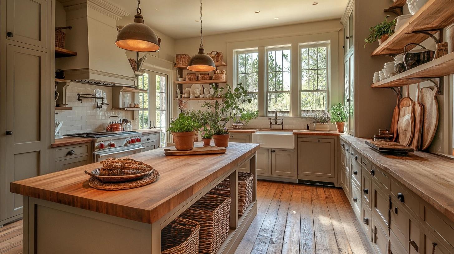 Taupe_Cabinets_with_Wooden_Countertops