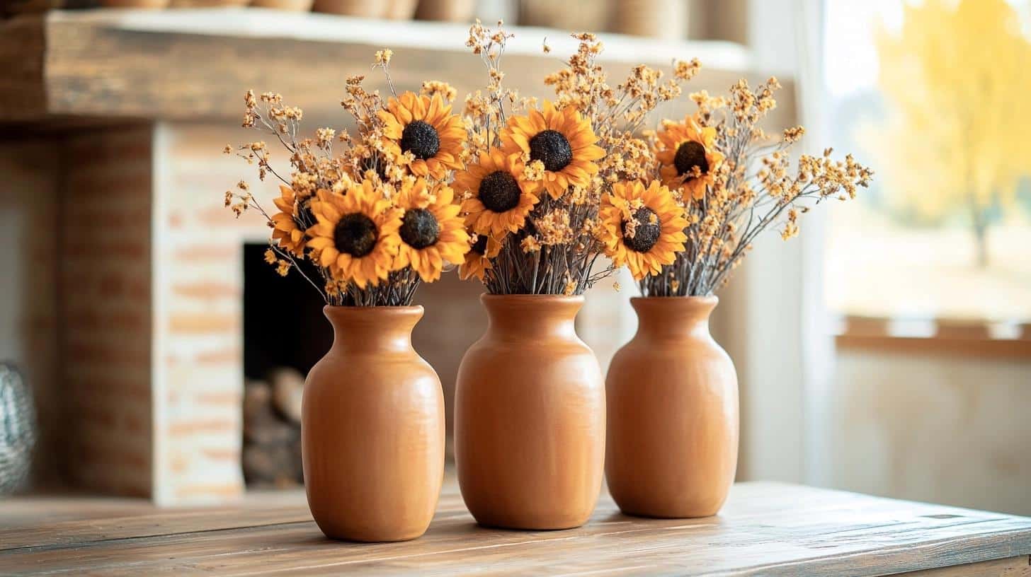 Terracotta_Vases_with_Dried_Sunflowers