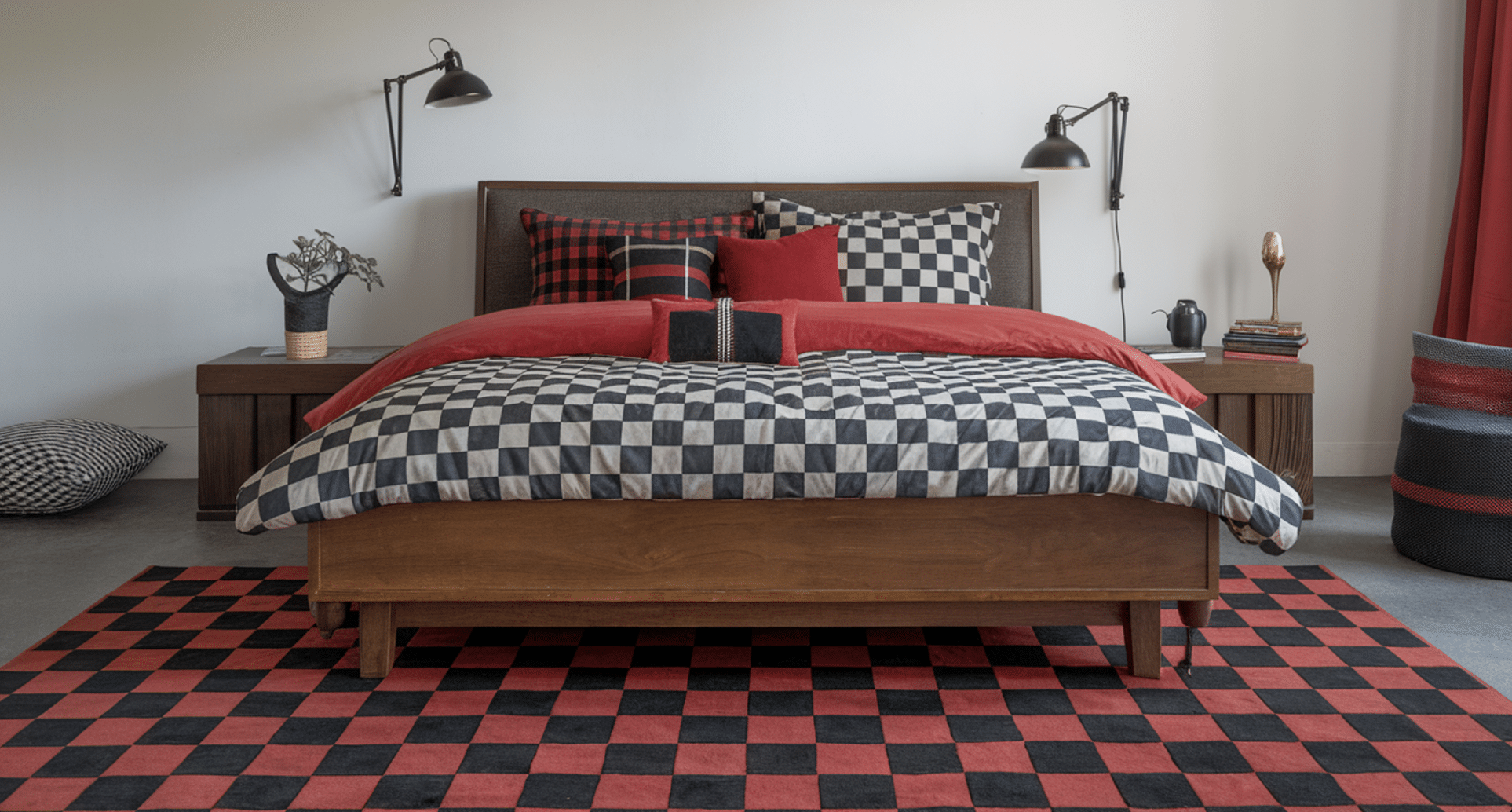 Checkerboard_Themed_Bedroom