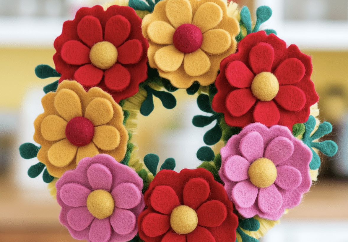 Felt_Flower_Wreath