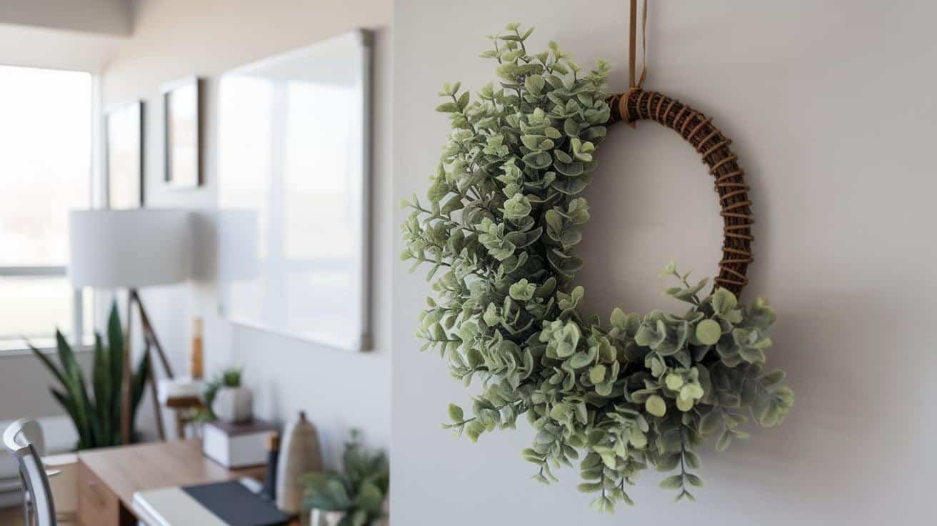 Twist_Tie_and_Faux_Greenery_Wreath