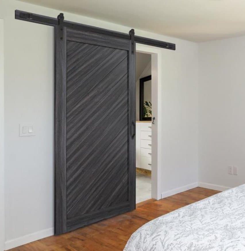 gray brown door 