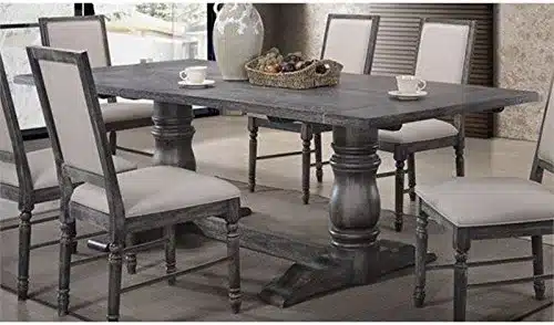 Weathered Gray Dining Table