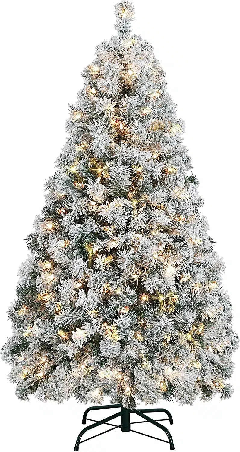 Yaheetech 4.5ft Pre-lit Artificial Christmas Tree