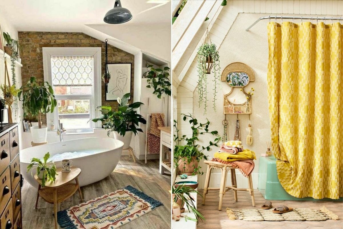 21 Bohemian Bathroom Decor Ideas Giving You a Relaxed Vibe