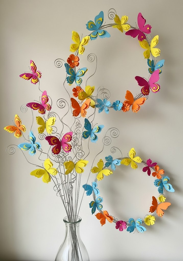 DIY Butterfly Wreath