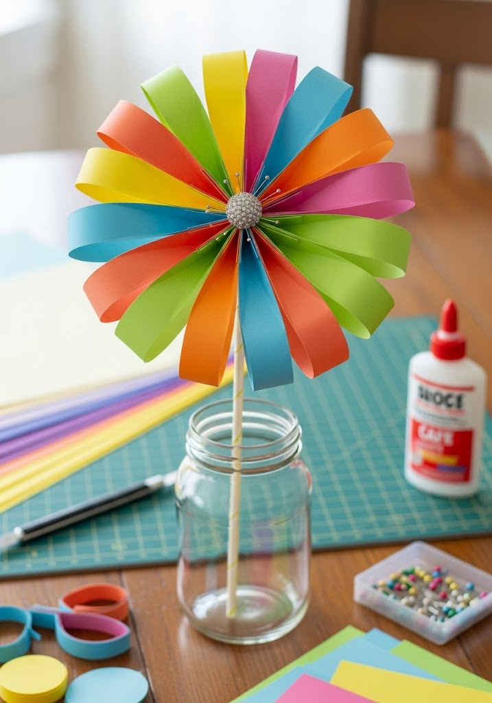 DIY Paper Pinwheels
