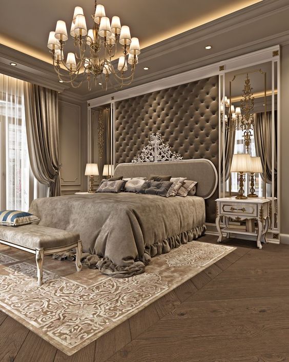 mixing metal when decorating can bring glam bedroom 