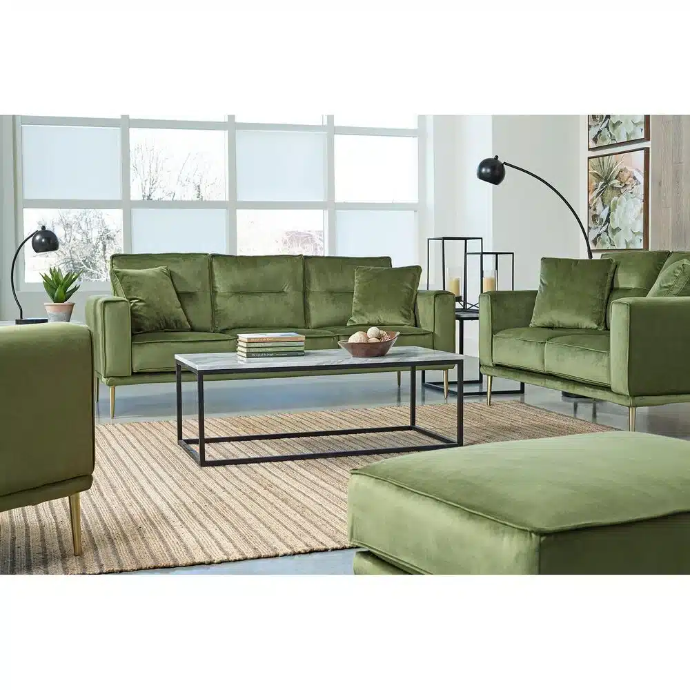 Modern Velvet Glam Sofa