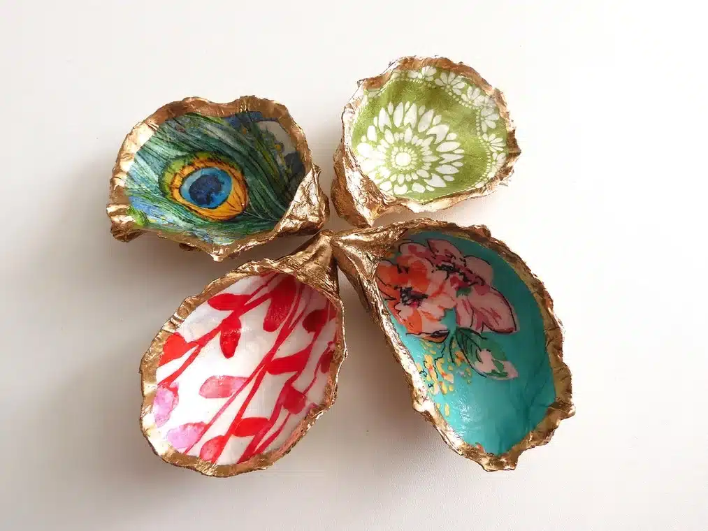 Own Oyster Shell Trinket Dishes