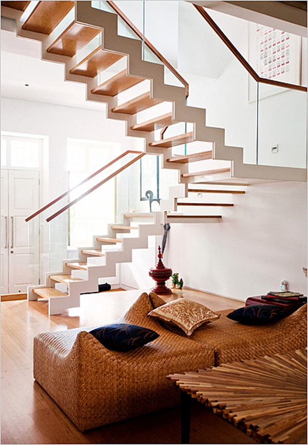 Stair decor modern