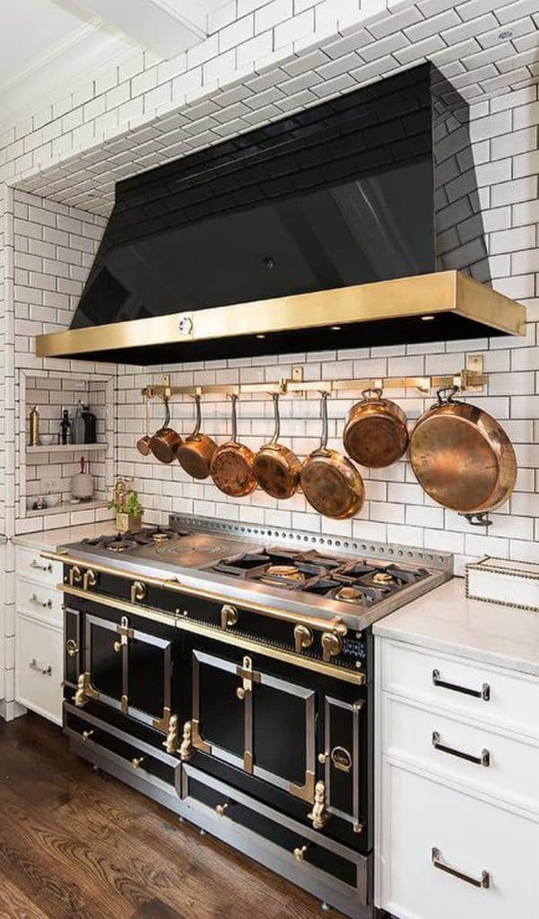 black gold french stove