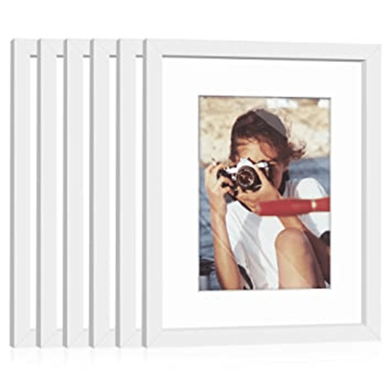 Wooden Picture Frames, Set of six