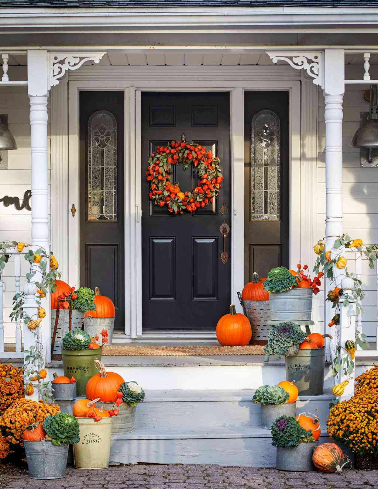 Welcome Fall with These 26 Front Porch Decorations - A House in the Hills
