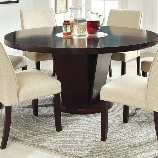 round pedestal dining table 