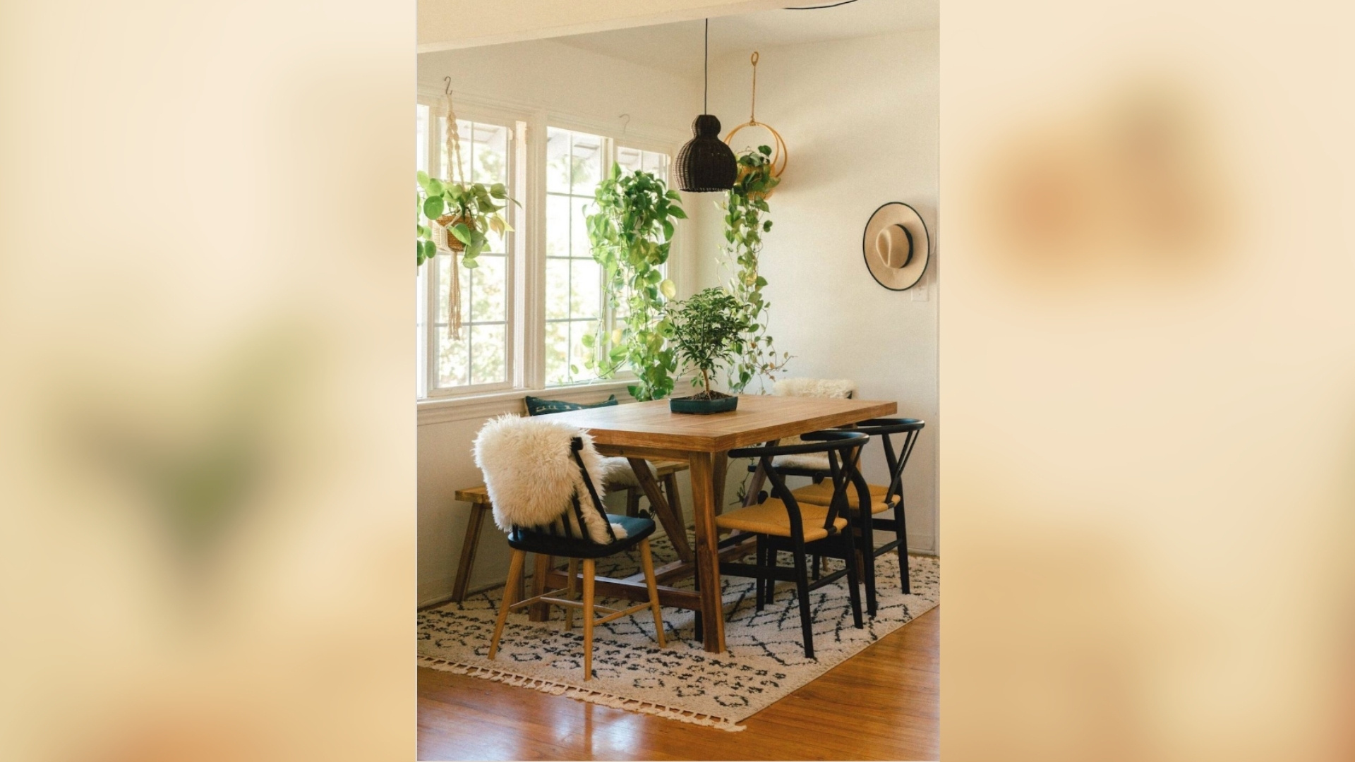 transititonal-boho-dining-room