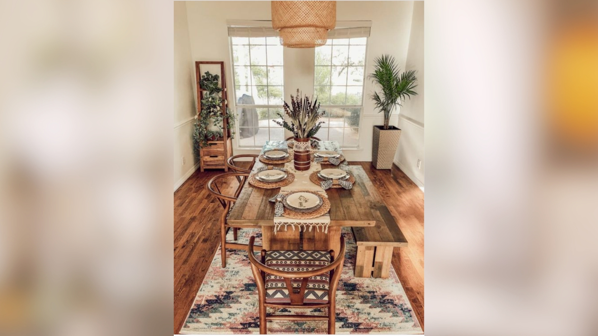 western-boho-dining-room