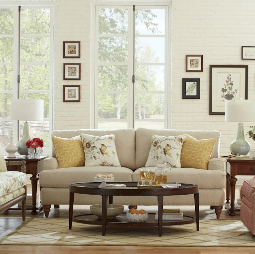 Warm, Neutral Comfort and Sophisticated English Country Sofas