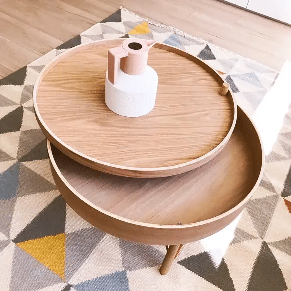 table with a rotating top Coffee Table