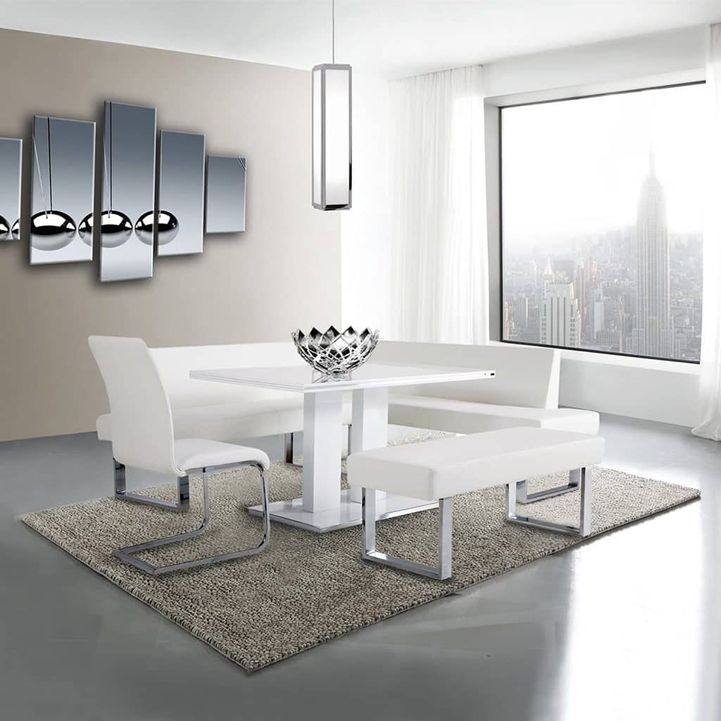 White Todea Dining Table