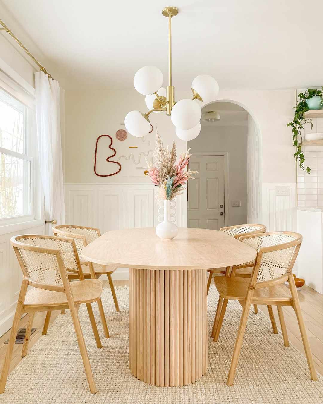 Blend It In With Traditional Fixtures mid century modern dining room