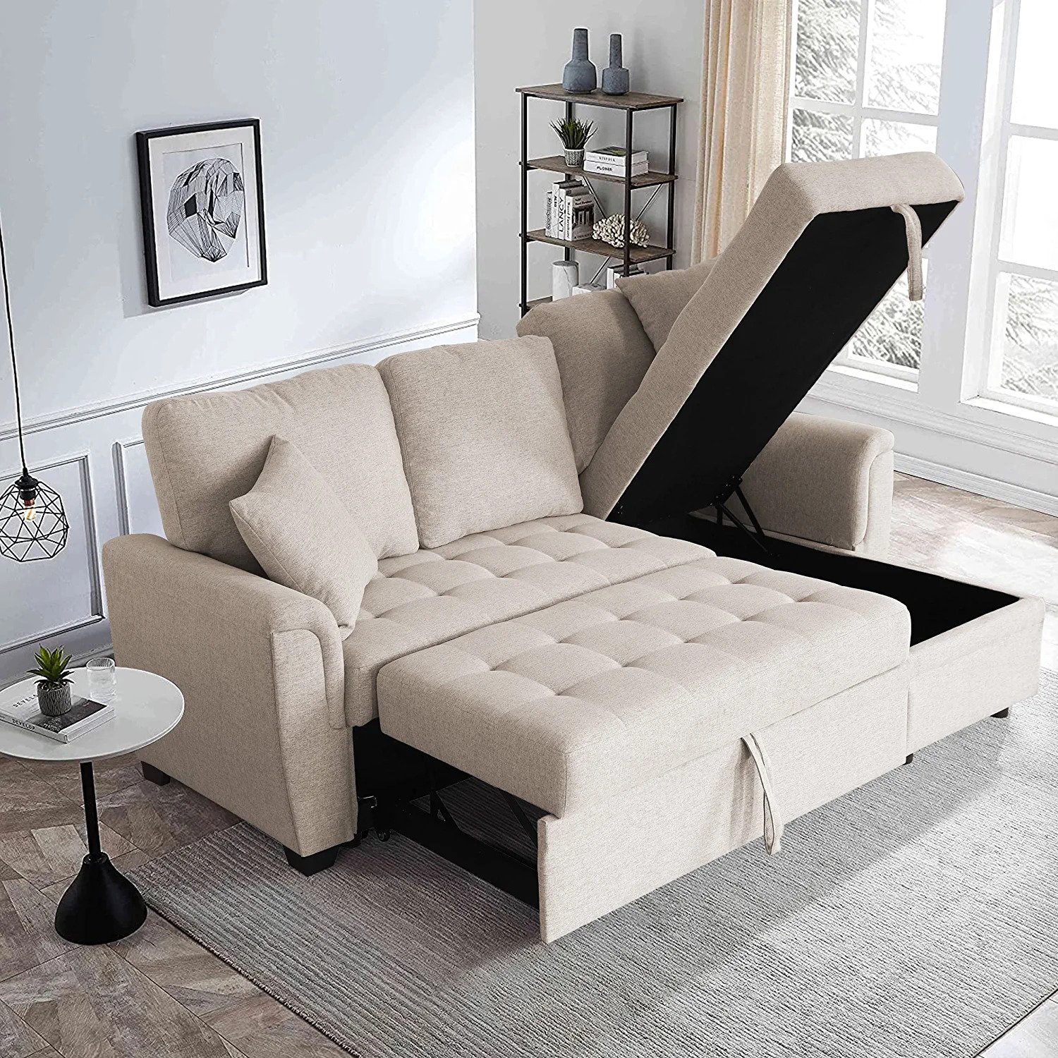 Convertible sectional sofa couch 