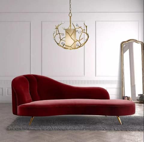 Cresent lounge chaise sofa 