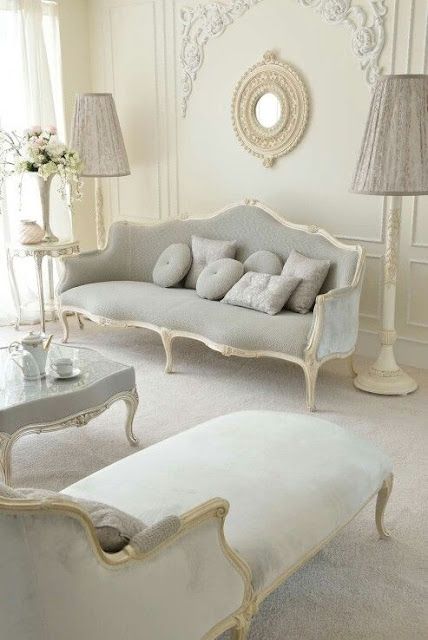 Fancy French Country sofa