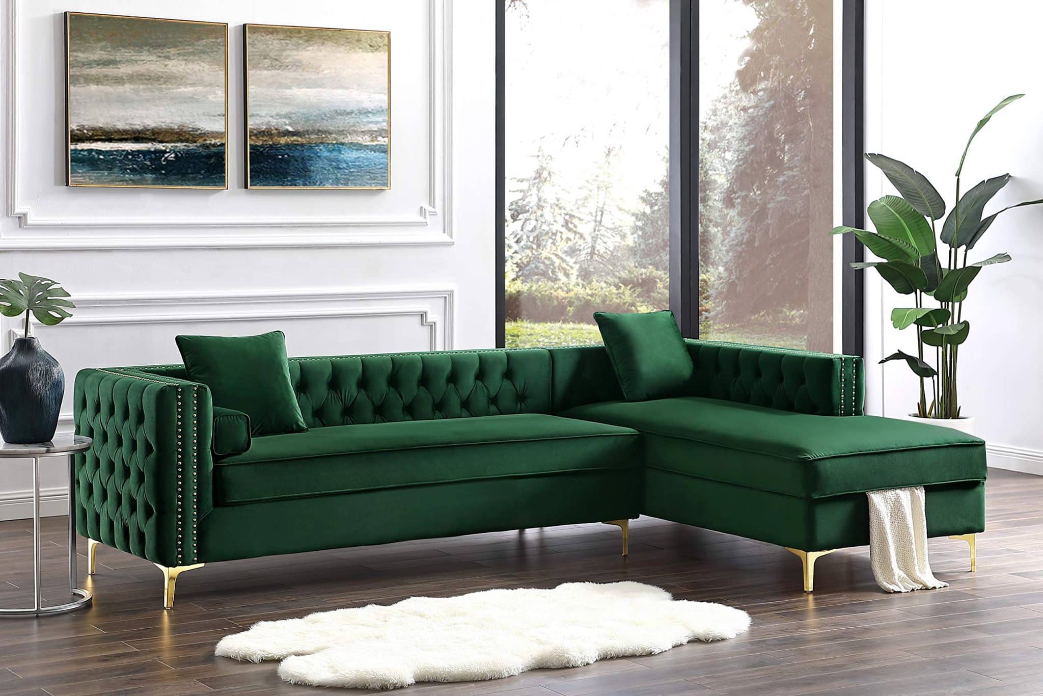 15 Best Green Sectional Sofas to Brighten Up Your Living Room