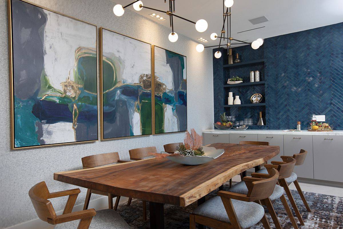 Get Artsy With Your Choices mid century modern dining room