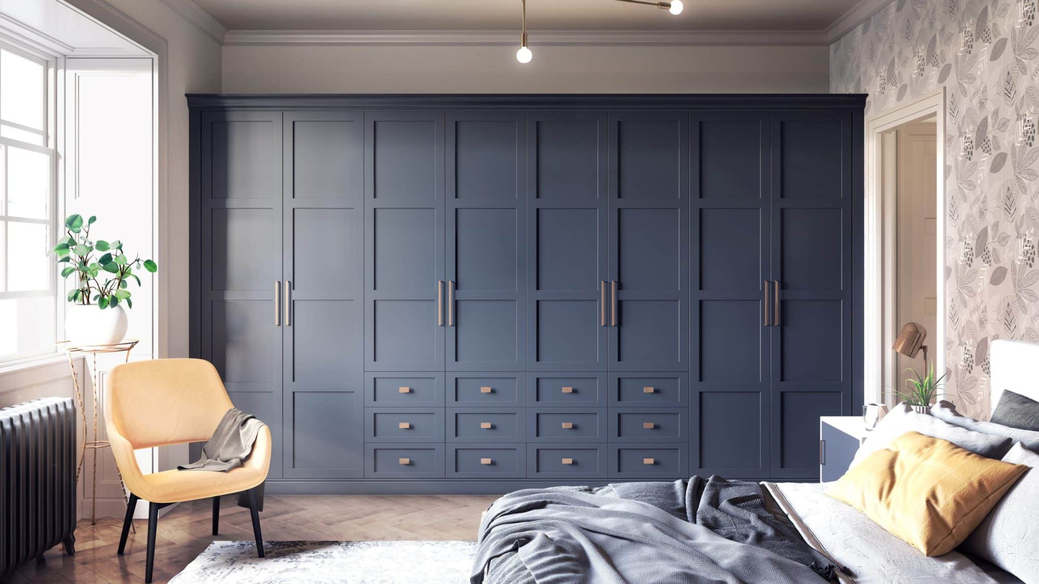 Go In for a Built-in Wardrobe neutral bedroom ideas