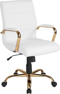 Gold Frame Swivel Chair