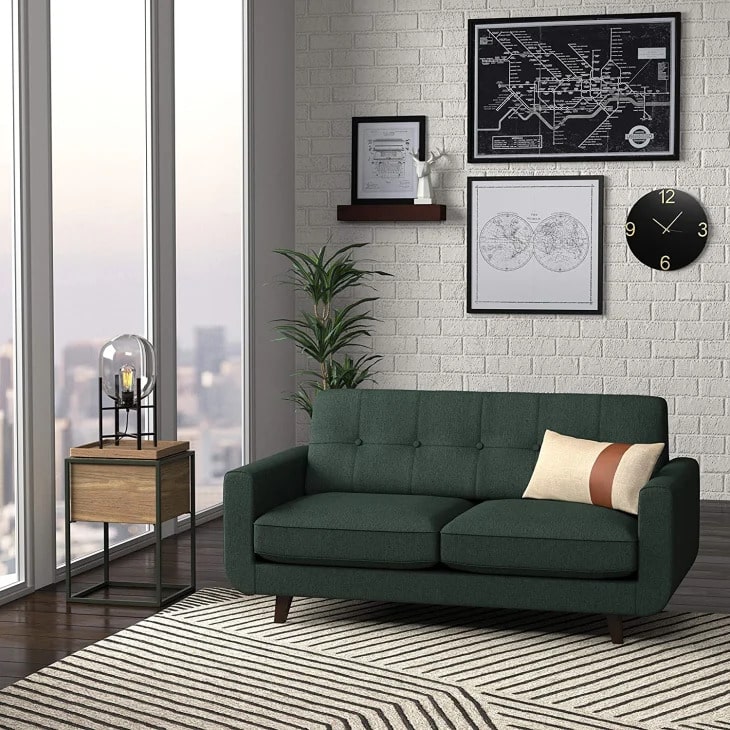 Mid-Century Modern Loveseat Sofa