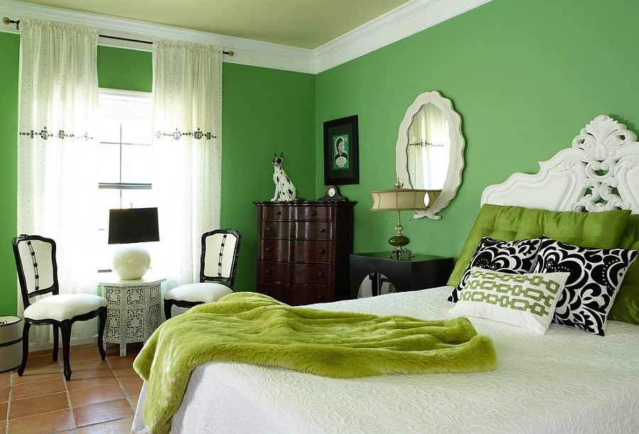 18 New and Unique Green Bedroom Ideas