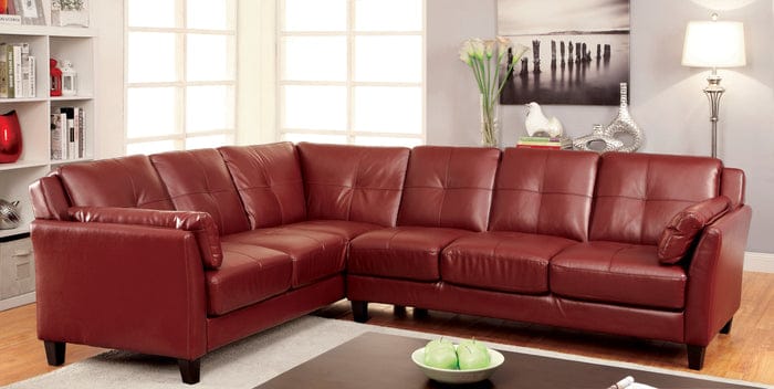 Noah Contemporary Tufted Leatherette- sofa 