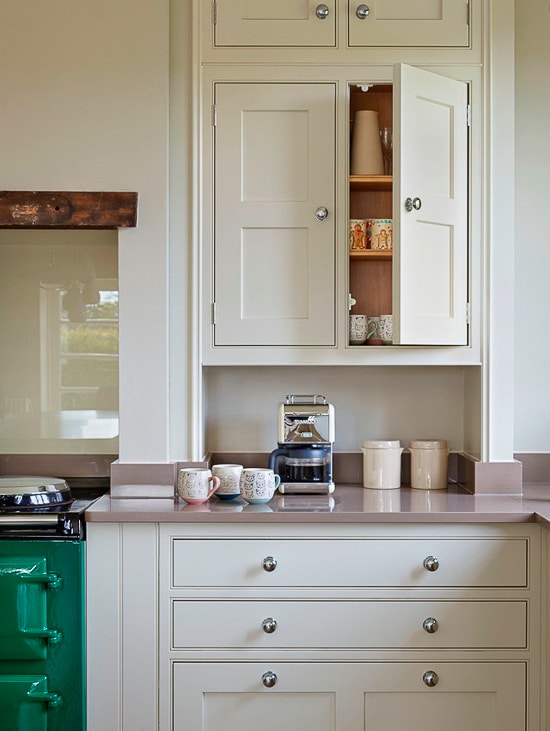 country english kitchen green AGA simple cabinets