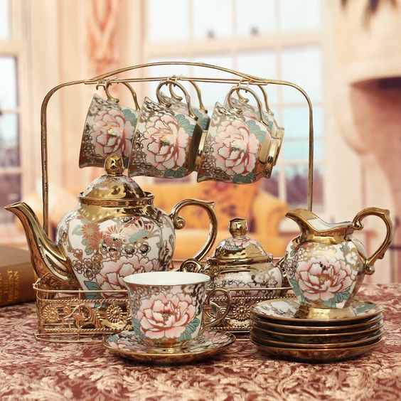 fancy tea sets