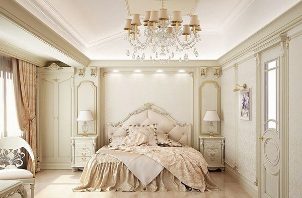 french inspired bedroom